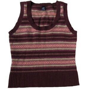 GAP Women's Multicolor Striped Tank Top